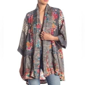 Johnny Was silk embroidered Ellamo Kimono/Jacket NWT